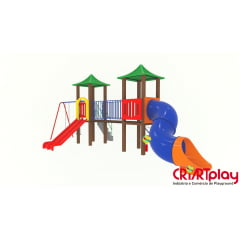 Playground Modular de Madeira Plástica - CMP - 2025