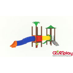 Playground Modular de Madeira Plástica - CMP - 2040